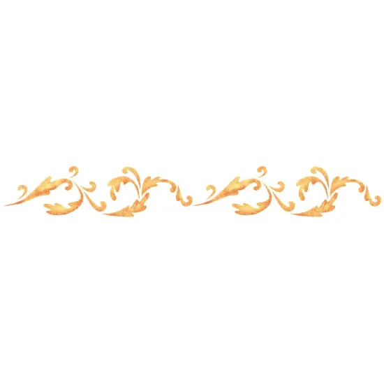 Scroll Wall Stencil | 3162 by Designer Stencils | Pattern Stencils | Reusable Stencils for Painting | Safe & Reusable Template for Wall Decor | Try This Stencil Instead of a Wallpaper | Easy to Use & Clean Art Stencil Pattern {1}