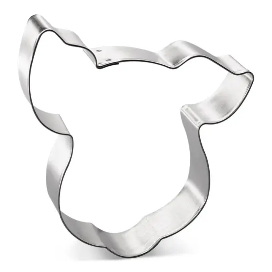 Pig Face Cookie Cutter 4.25 in, CookieCutter.com, Tin Plated Steel, Handmade in the USA {1}
