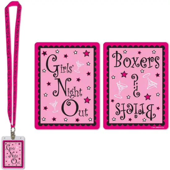 Girls' Night Out Party Pass (Pack of 12) {1}