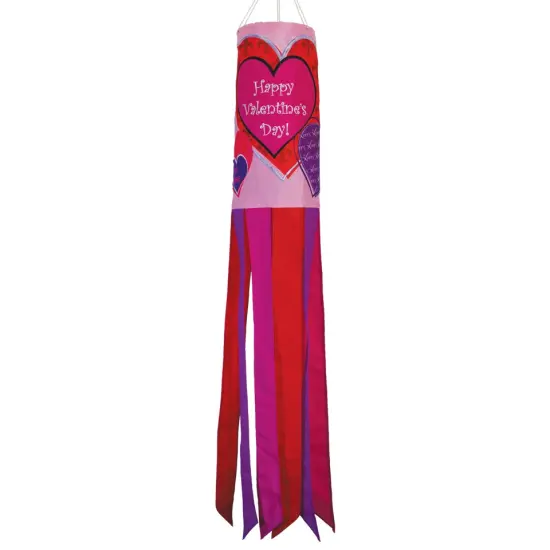 In the Breeze 5068 Valentine's Day 40 Inch Windsock - Outdoor Holiday Windsock {1}
