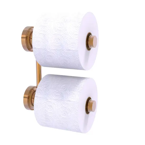 Dottingham Collection 2 Roll Reserve Roll Toilet Paper Holder - Brushed Bronze {1}
