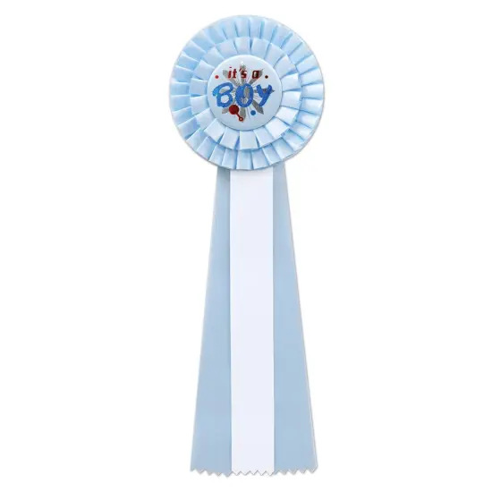 It's A Boy Deluxe Rosette (Pack of 3) {1}