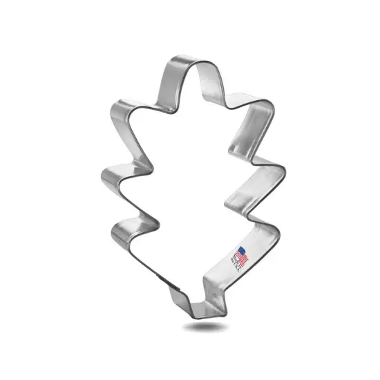 Oak Leaf Cookie Cutter 3.75 in, CookieCutter.com, Tin Plated Steel, Handmade in the USA {1}