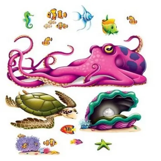 Sea Creature Props (Pack of 12) {1}