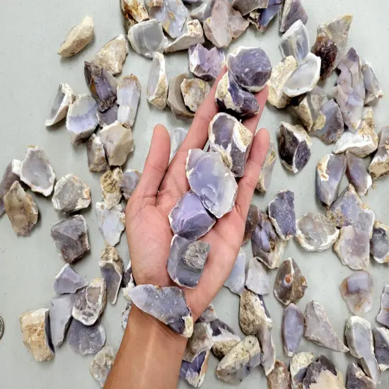 Natural Purple Agate from Mexico - Bulk Rough Stones {5}