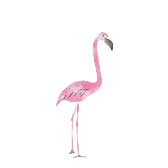 Small Flamingo Wall Stencil | 3065 by Designer Stencils | Animal & Nature Stencils | Reusable Art Craft Stencils for Painting on Walls, Canvas, Wood | Reusable Plastic Paint Stencil for Home Makeover | Easy to Use & Clean Art Stencil {1}