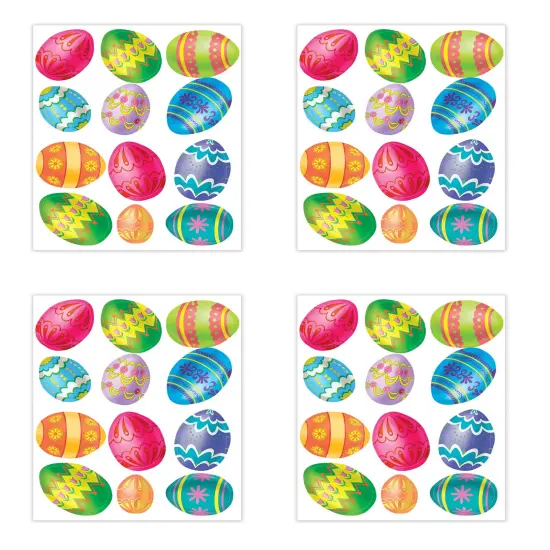 Easter Egg Stickers (Pack of 12) {1}