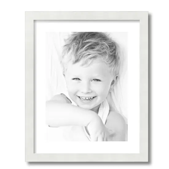 ArtToFrames 16x20" Matted Picture Frame with 12x16" Single Mat Photo Opening Framed in 1.25" White and 2" Mat (FWM-3966-16x20) {4}