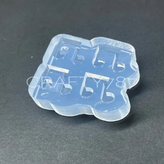 Musical Note Stud Earrings Silicone Mold(B12) {3}