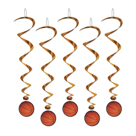 Basketball Whirls (Pack of 6) {1}