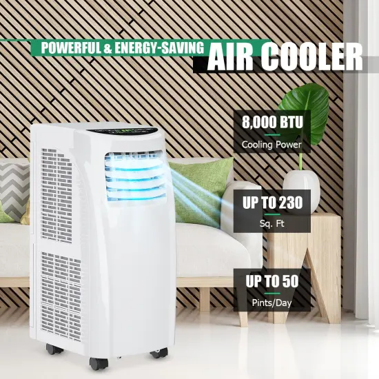 Costway Portable Air Conditioner5500 BTU (8000BTU ASHRAE) Dehumidifier {4}