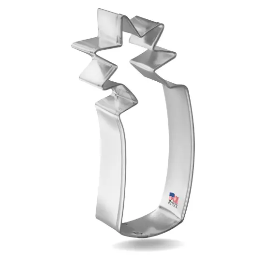 Fire Cracker Cookie Cutter 4", CookieCutter.com, Tin Plated Steel, Handmade in the USA {1}