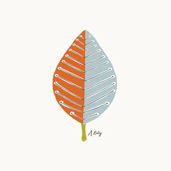 Mid Mod Leaf No. 2 Poster Print by Annie Bailey Art Annie Bailey Art - Item # VARPDXA604D {1}