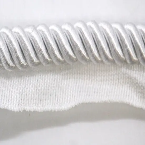 Belagio Lip Cord Trim, 0.375" Wide, Softer Collection, 50 Yards, White {1}