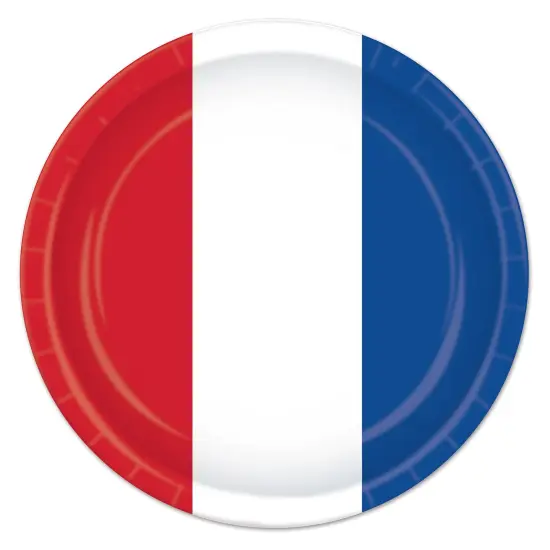 Red, White & Blue Plates (Pack of 12) {1}