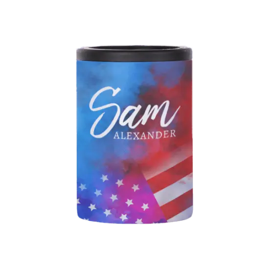 12oz Stainless Steel Can Insulator (White) {2}