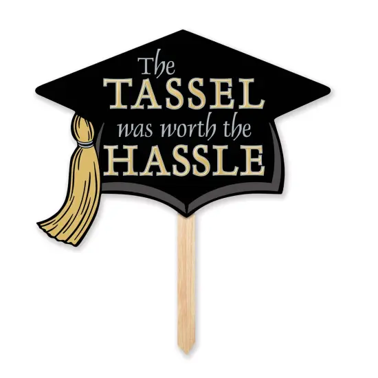 Grad Cap Yard Sign, (Pack Of 6) {1}
