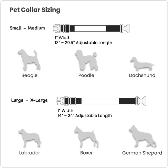 Sublimation Pet Collars - 4 Pack {5}