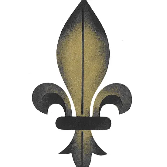 Small Fleur de Lis Wall Stencil | 2957 by Designer Stencils | Pattern Stencils | Reusable Stencils for Painting | Safe & Reusable Template for Wall Decor | Try This Stencil Instead of a Wallpaper | Easy to Use & Clean Art Stencil Pattern {2}