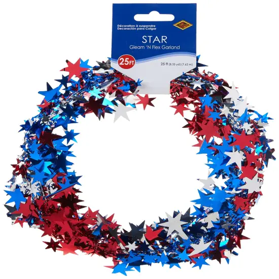 Gleam 'N Flex Star Garland (Pack of 12) {1}