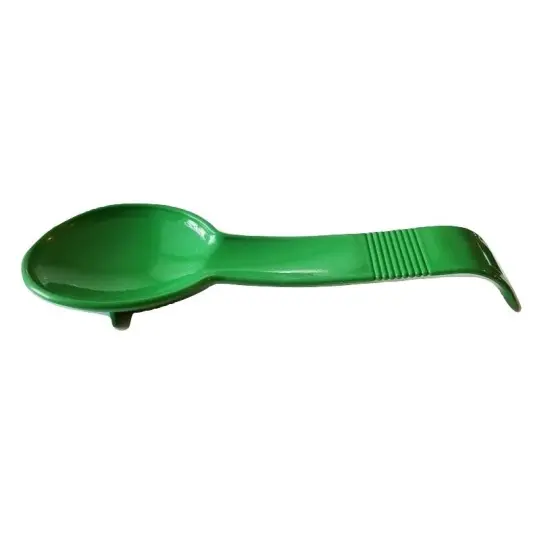 Handy Housewares 11" Durable Plastic Spoon Rest Kitchen Utensil Holder - Keeps Your Counters Clean {3}