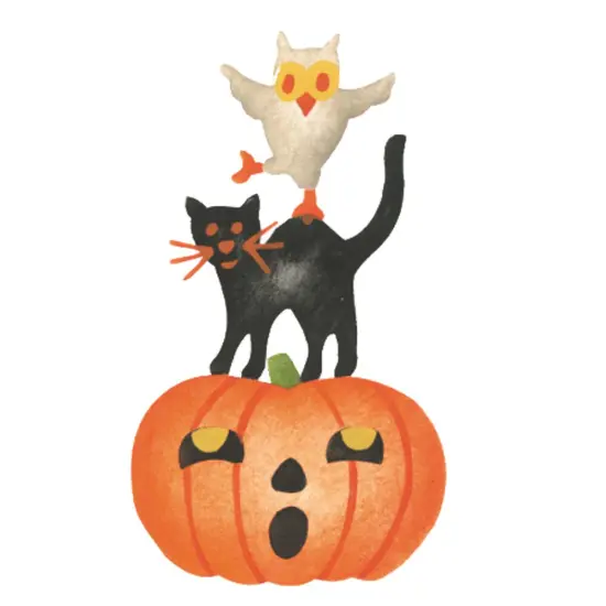 Large Halloween Pyramid Wall Stencil | 3138B by Designer Stencils | {1}