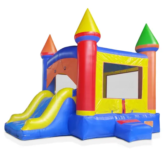 Cloud 9 Castle Inflatable Bounce House with Water Slide for Kids - Commercial-Grade Combo Bouncer Includes Blower {3}