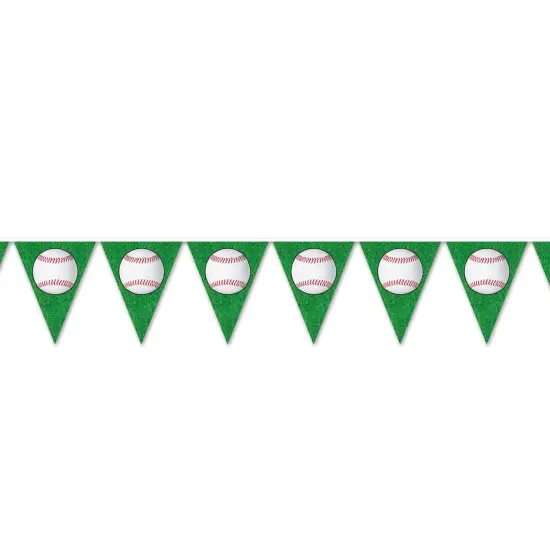 Baseball Pennant Banner, (Pack Of 12) {1}