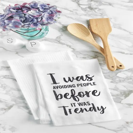 Before It Was Trendy Kitchen Dishtowel {3}