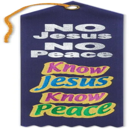 Know Jesus Know Peace Ribbon (Pack of 6) {1}