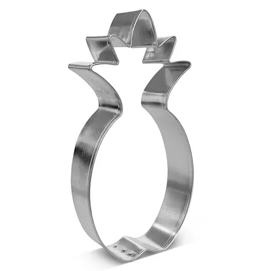 Tropical Pineapple Cookie Cutter 5 in, CookieCutter.com, Tin Plated Steel, Handmade in the USA {1}