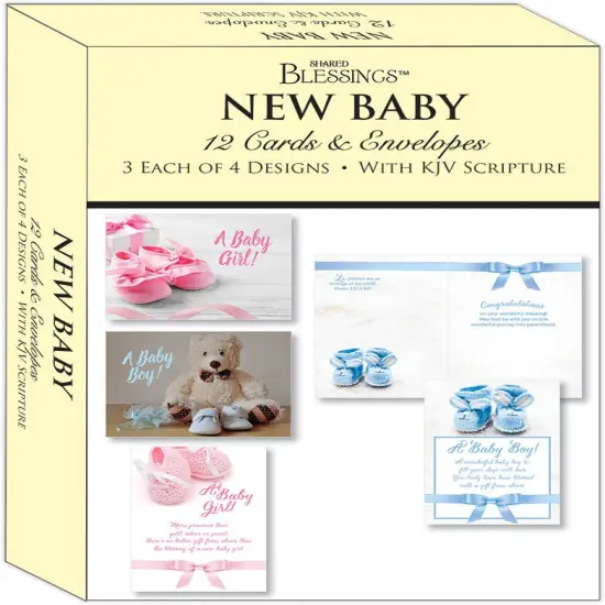New Baby - Assorted Cards, Box of 12 {2}