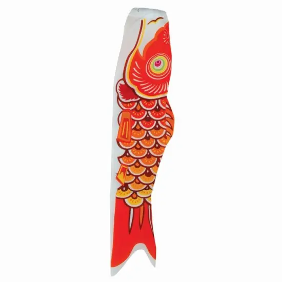 In the Breeze Koi Fish Windsock, 36-Inch, Orange/Yellow {1}