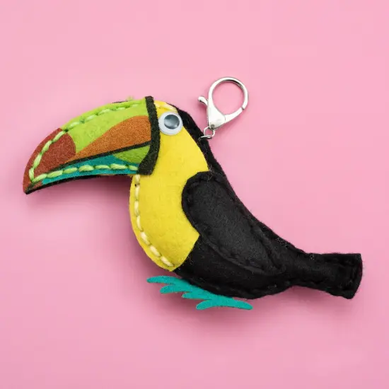 Colorbok Sew Cute! Felt Keychain-Toucan {5}