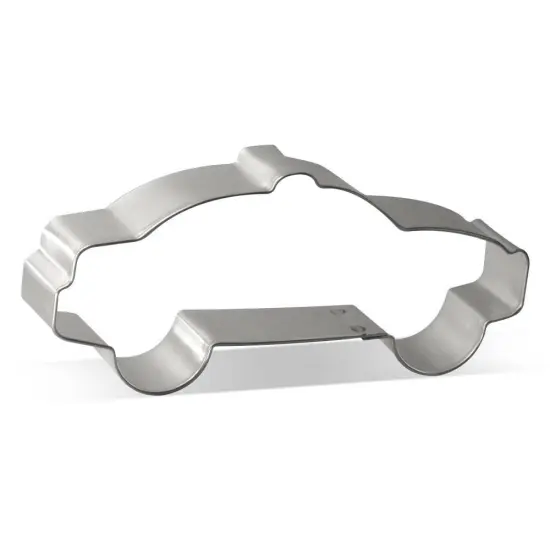 Police Car Cookie Cutter 4 in B1588, CookieCutter.com, Tin Plated Steel, Handmade in the USA {1}