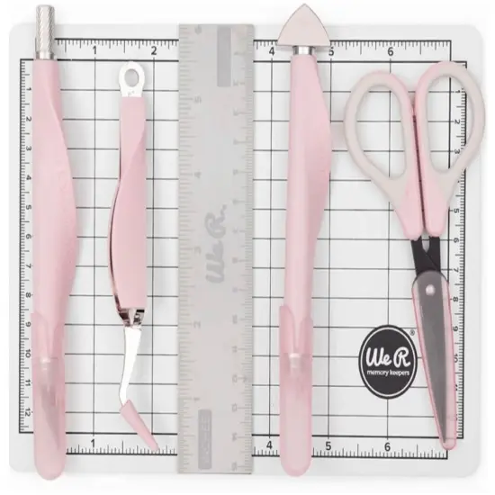 We R Memory Keepers - Hand Tools - Mini Tool Kit - Pink 60000463 {2}