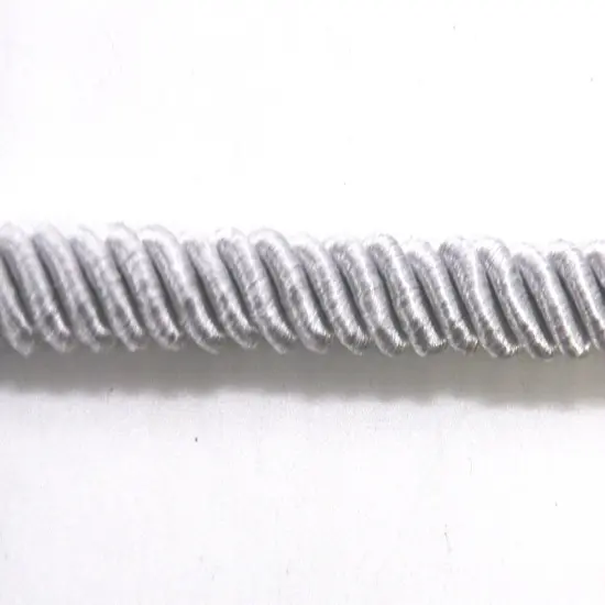 Belagio Cord Trim, 3/16" Wide, Softer Collection, 50 Yards, Silver {1}