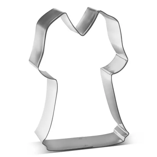 Nurse Scrubs Cookie Cutter 4 in, CookieCutter.com, Tin Plated Steel, Handmade in the USA  {1}