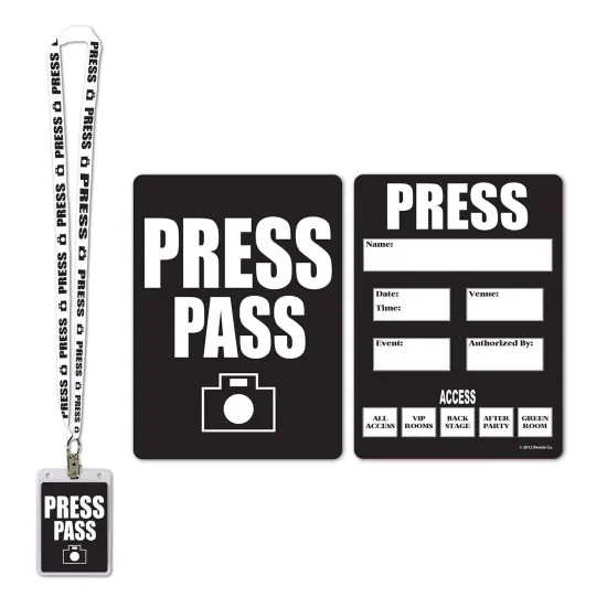 Press Party Pass (Pack of 12) {1}