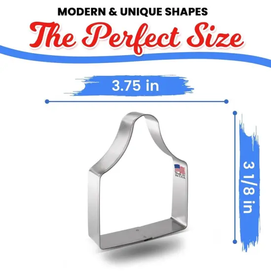 Ear Tag or Bread Board Cookie Cutter 4 in, CookieCutter.com, Tin Plated Steel, Handmade in the USA  {2}