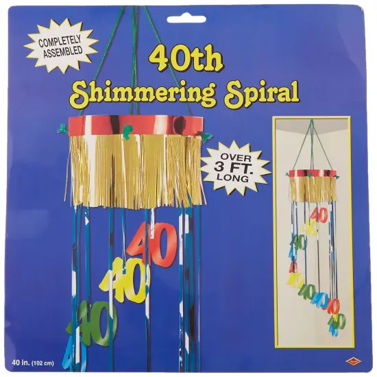 40Shimmering Spiral (Pack of 12) {1}