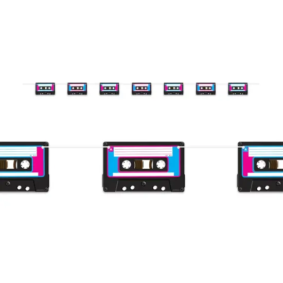 Cassette Tape Streamer, (Pack Of 12) {1}