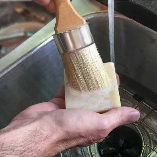 Chalk Paint Brush Cleaner and Conditioning Soap, Natural Bristle Brush Cleaning Hand Soap Protects Your Brushes (brush not included), Vintage Tonality {6}
