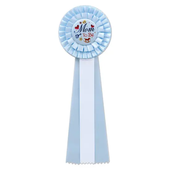 Blue Mom To Be Deluxe Rosette (Pack of 3) {1}