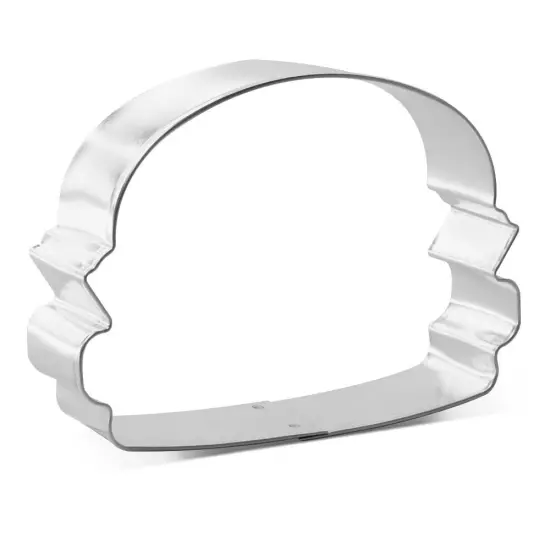 Hamburger Cookie Cutter 3.5 in, CookieCutter.com, Tin Plated Steel, Handmade in the USA {1}