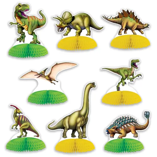 Dinosaur Mini Centerpieces, (Pack of 12) {1}