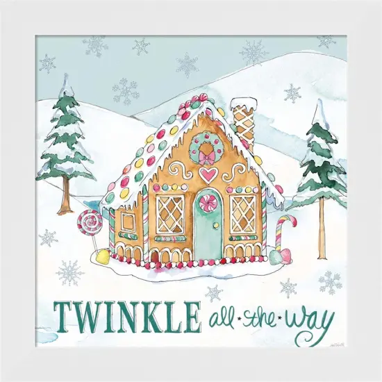 Holiday Trimmings IV by Anne Tavoletti 14" x 14" Framed Wall Art {1}