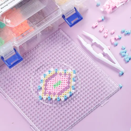 Incraftables Fuse Beads Kit 4000pcs (16 Colors). Best Melting Beads for Kids Crafts. Mini Melty Fuse Beads for DIY Arts & Gifts. Hama 5mm Iron Beads for Kids Kit with Pegboard, Plucker & Instructions {2}