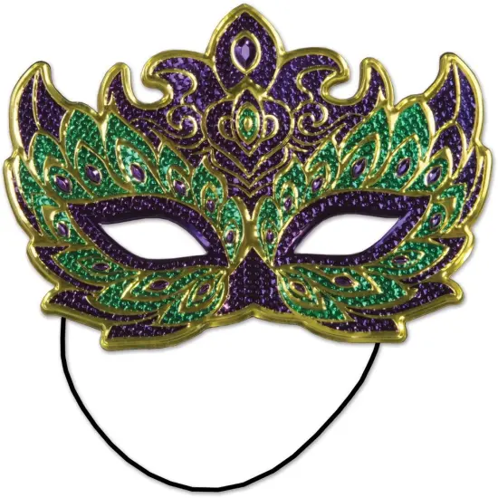 Mardi Gras Costume Mask (Pack of 12) {1}