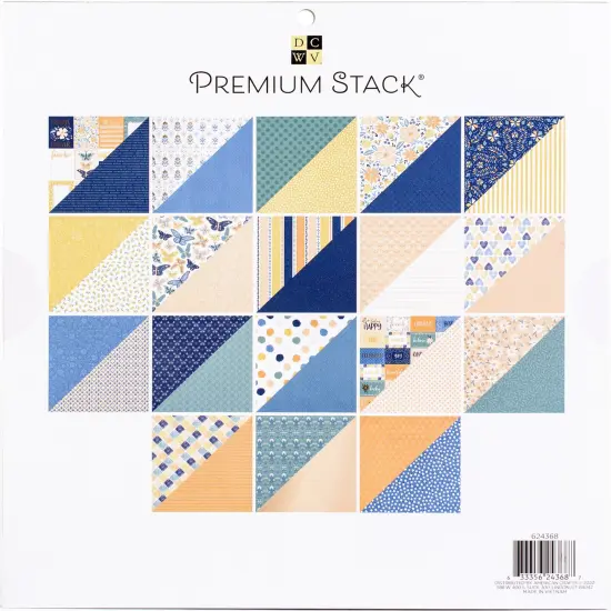 DCWV Double-Sided Cardstock Stack 12"X12" 36/Pkg-Arcadia, W/Copper Foil {3}